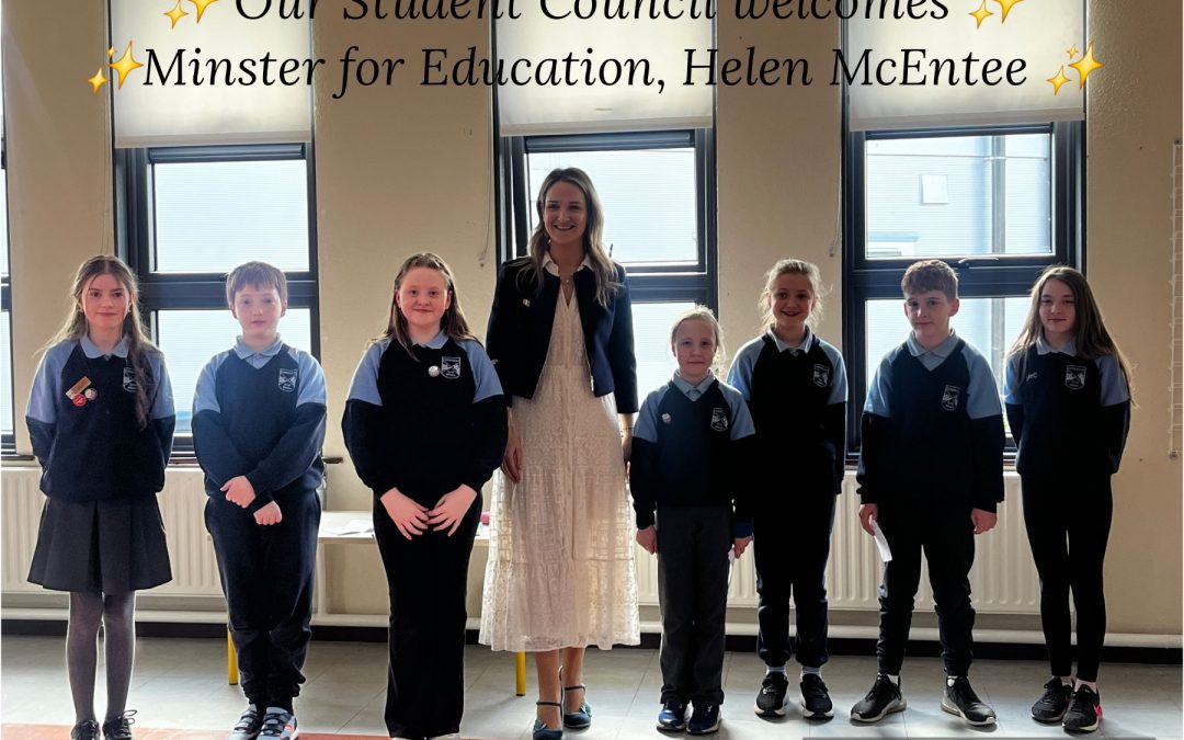 Minister for Education Helen McEntee Visits Carlanstown NS