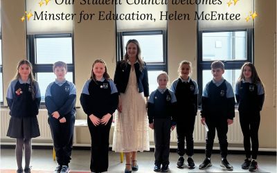 Minister for Education Helen McEntee Visits Carlanstown NS