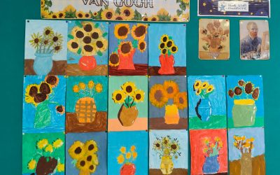 Van Gogh-Inspired Sunflowers π»